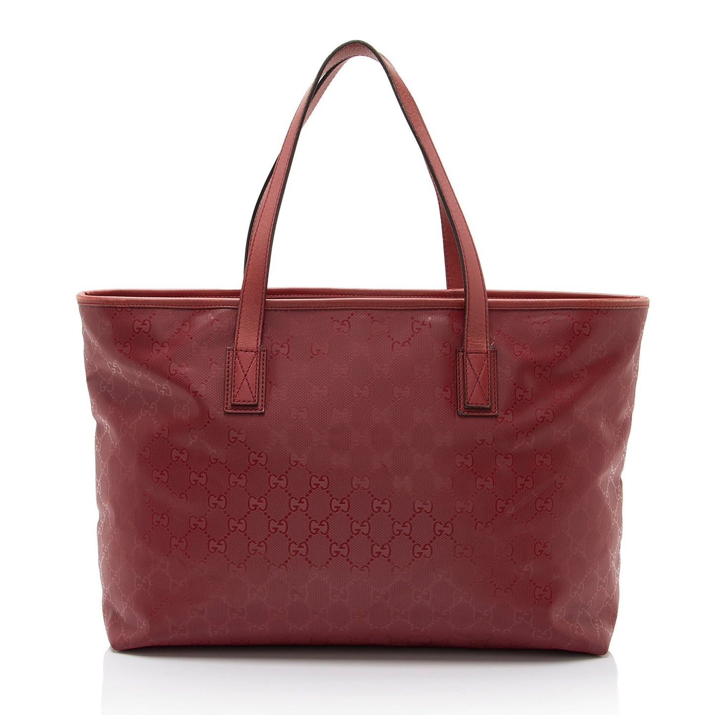 Gucci Leather Canvas Tote