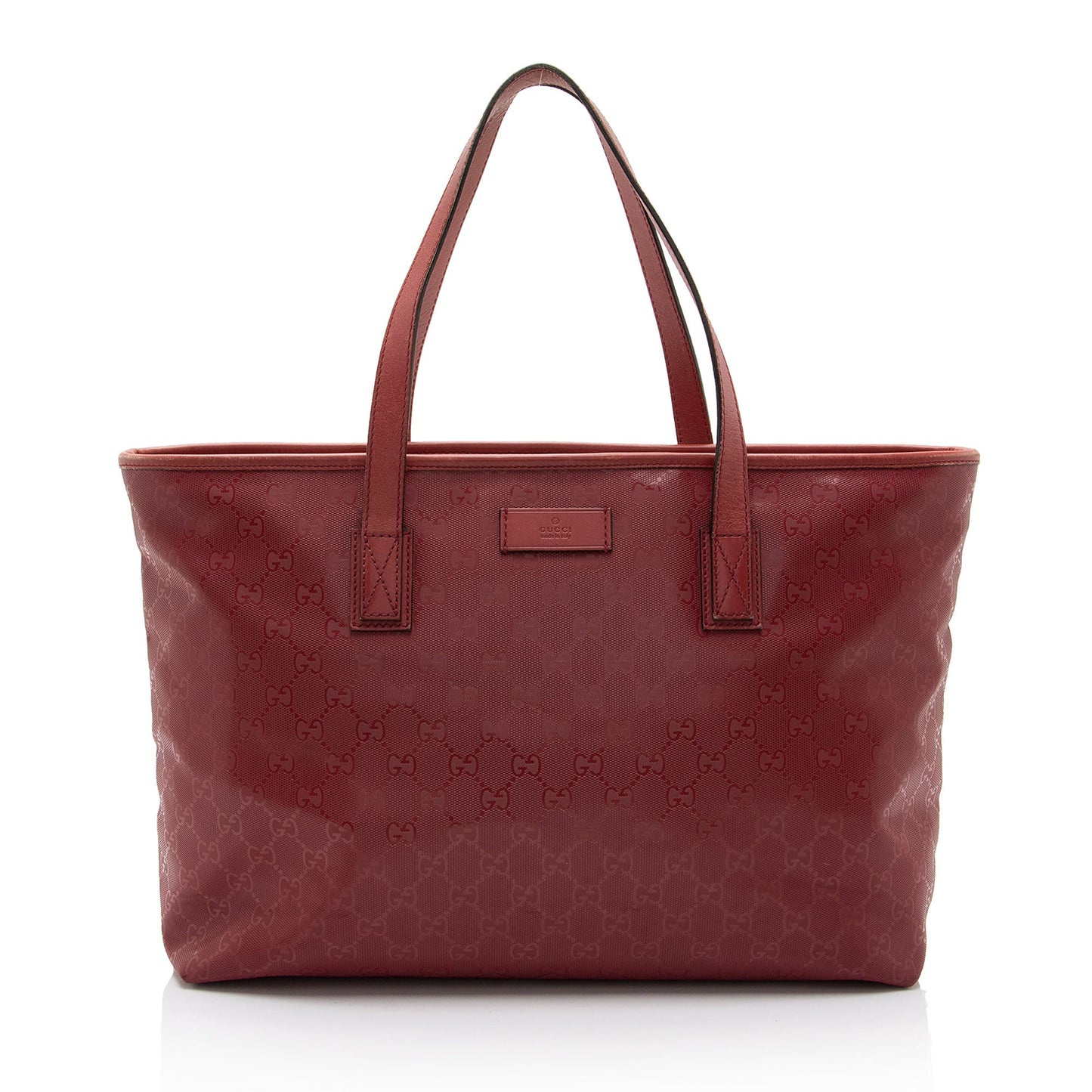 Gucci Leather Canvas Tote