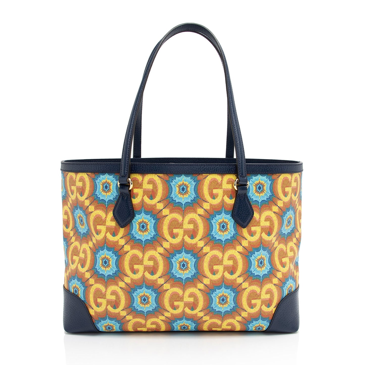 Gucci Leather Canvas Tote