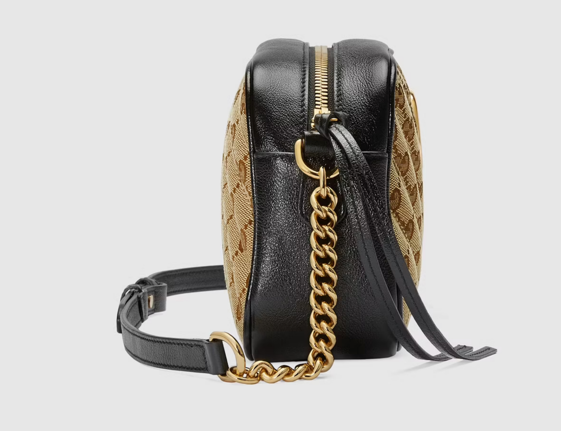 Gucci Caro Chain Leather Shoulder Bag