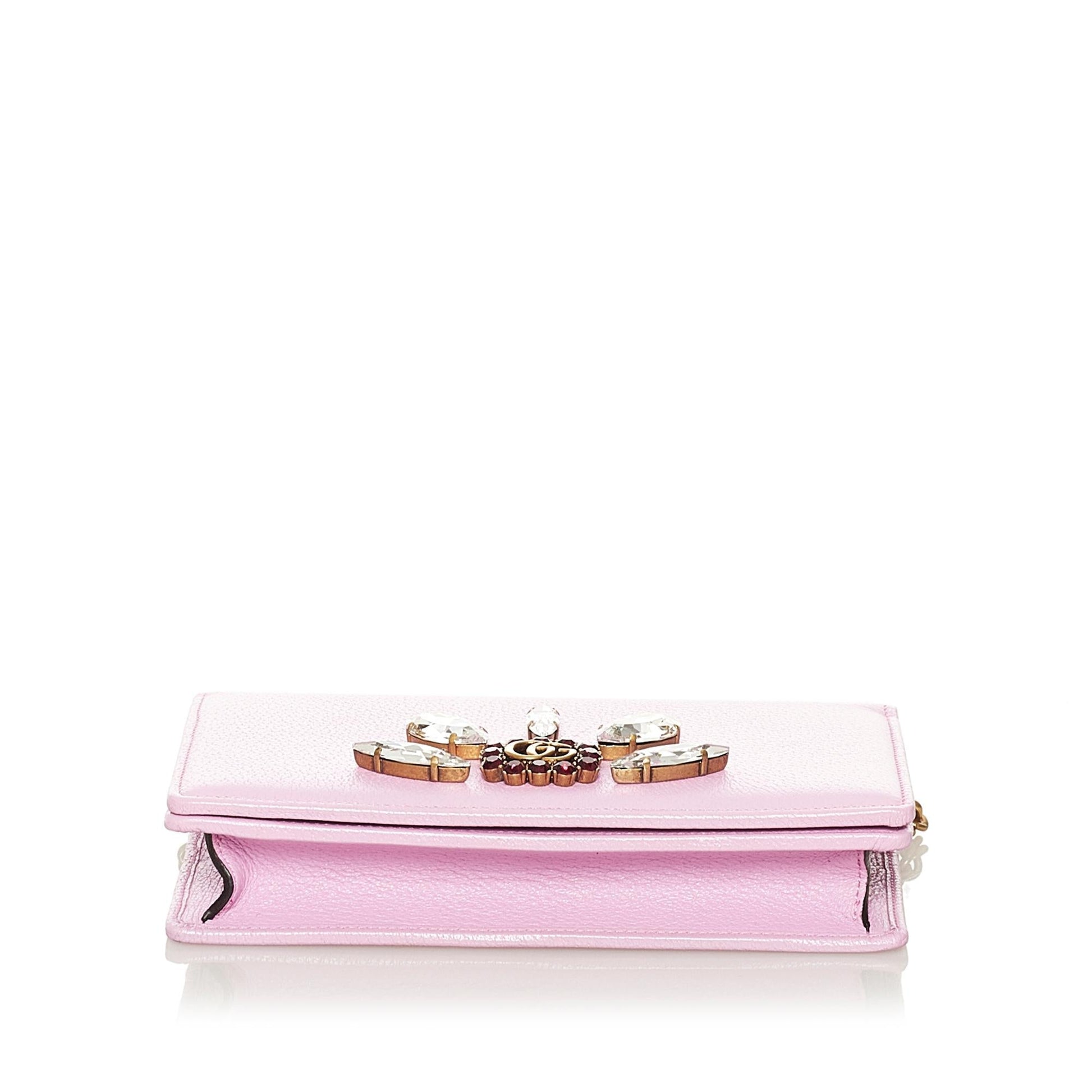 Gucci GG Marmont Embellished Wallet On Chain (SHG-34352)