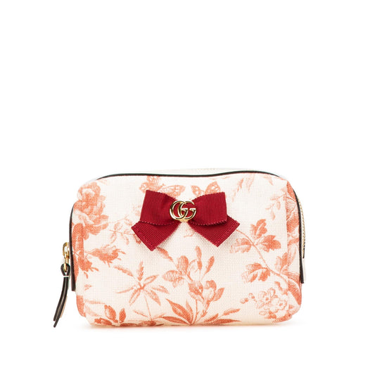 Gucci GG Marmont Herbarium Canvas Pouch