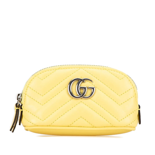 Gucci GG Marmont Matelasse Key Pouch