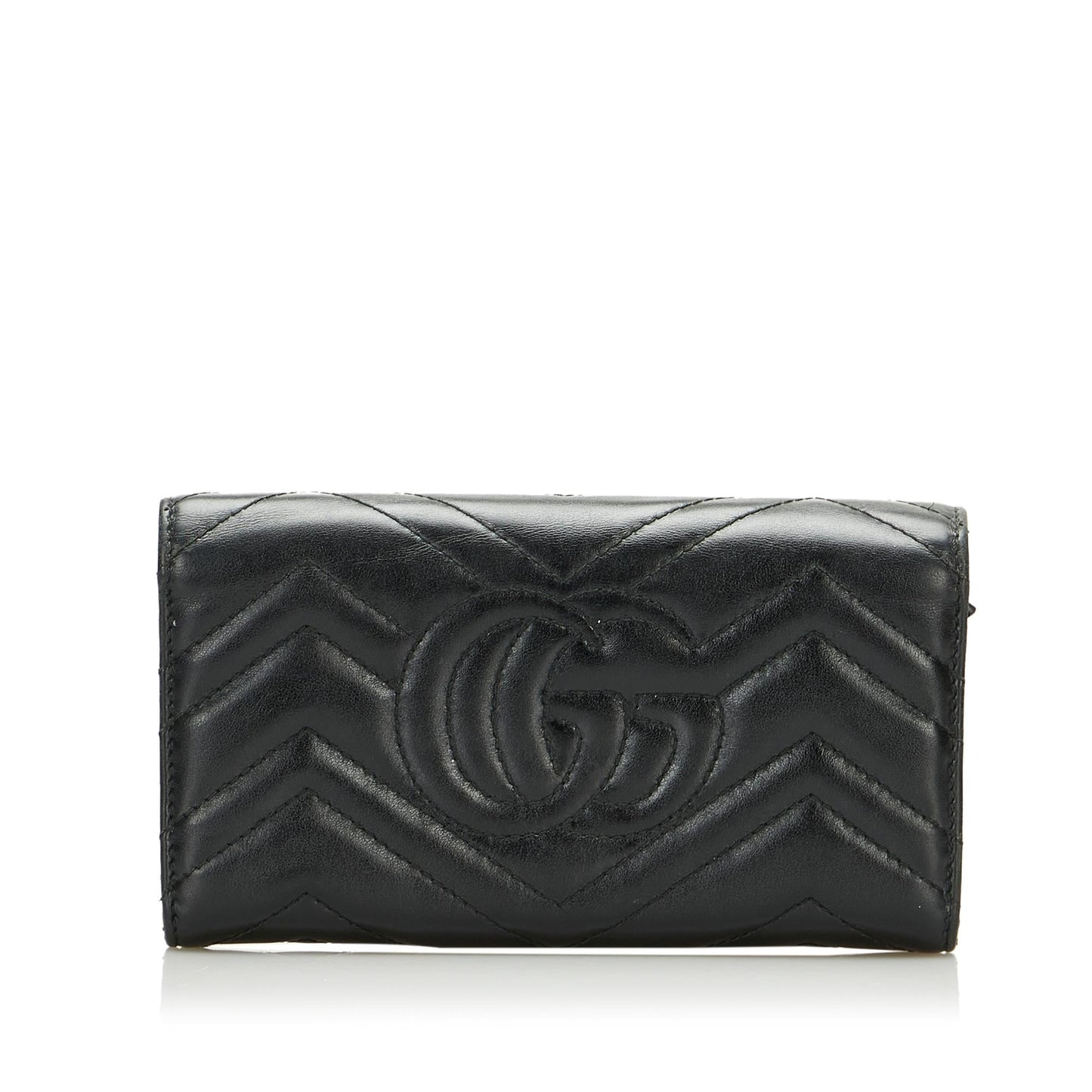 Gucci GG Marmont Matelasse Long Wallet (SHG-HSwh8O)