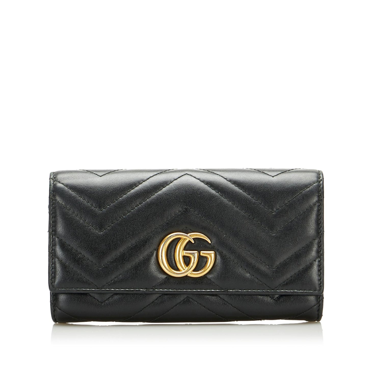 Gucci GG Marmont Matelasse Long Wallet (SHG-HSwh8O)