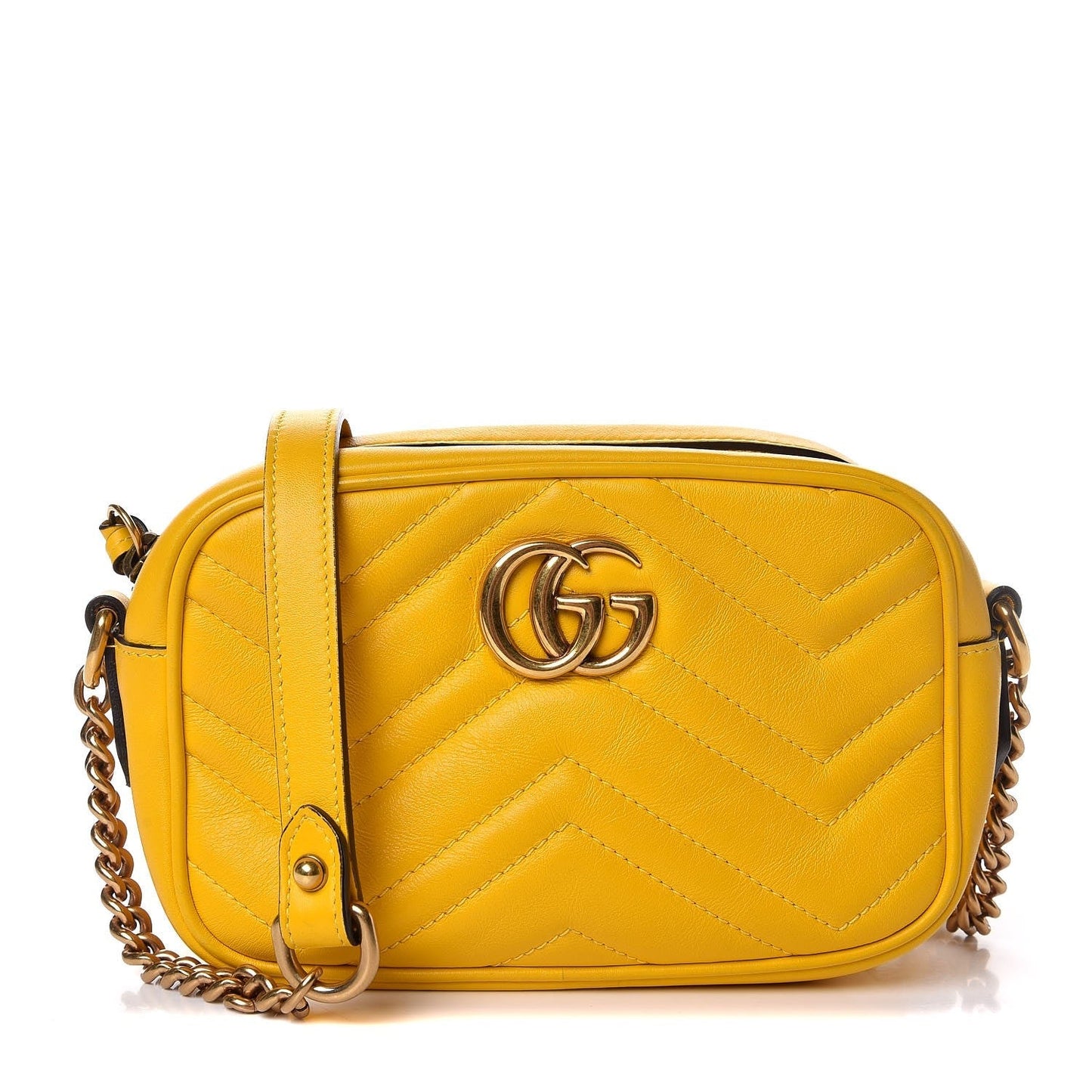 Gucci Caro Chain Leather Shoulder Bag