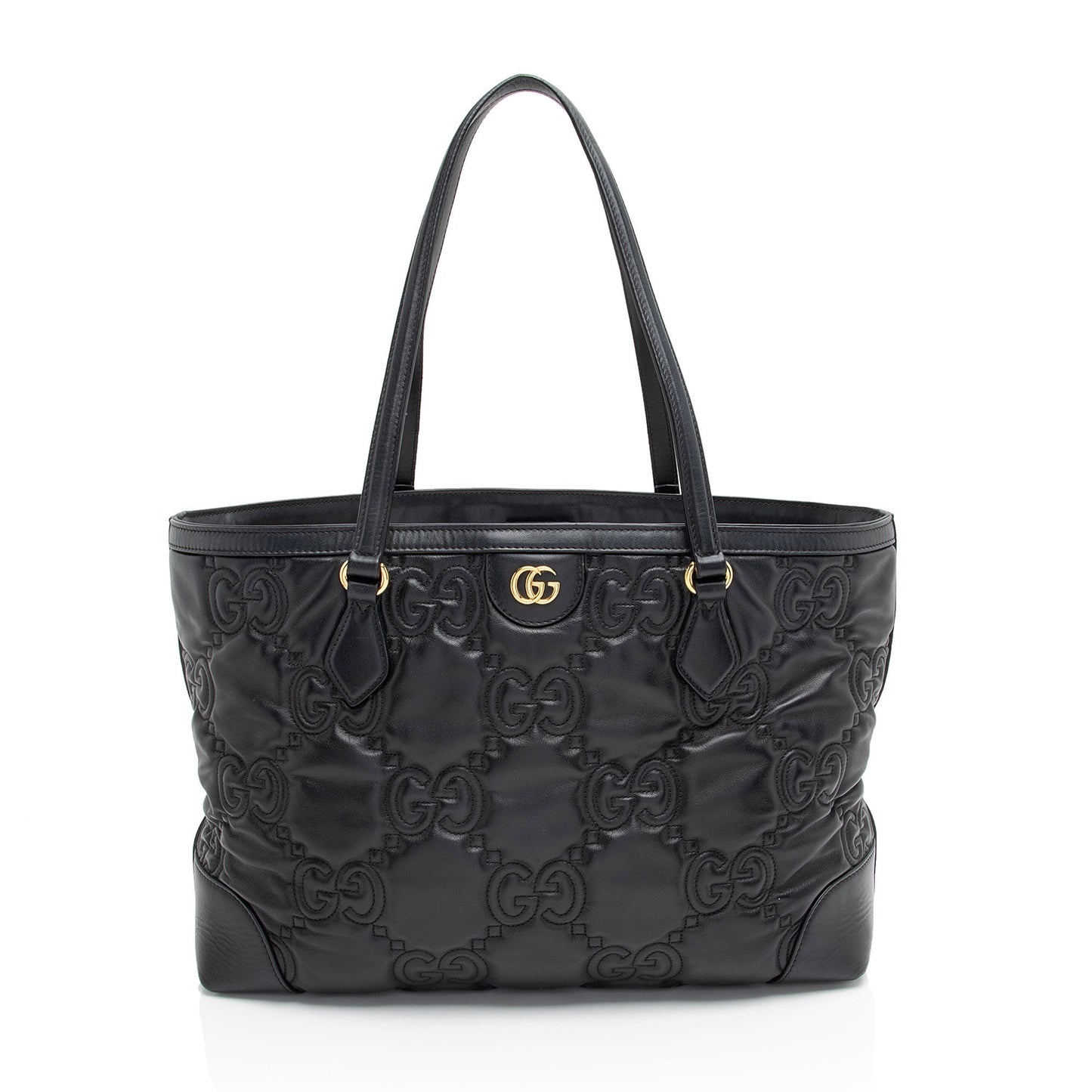 Gucci Leather Canvas Tote