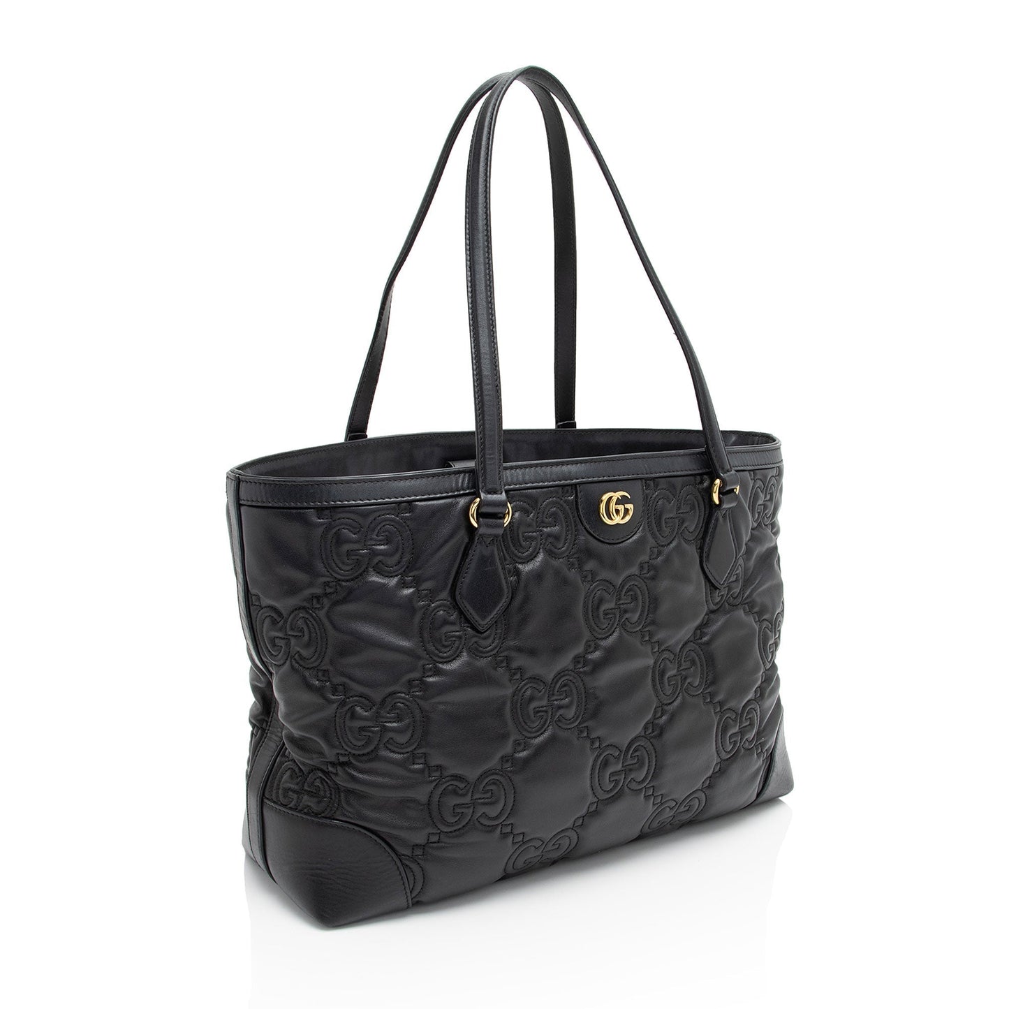 Gucci Leather Canvas Tote