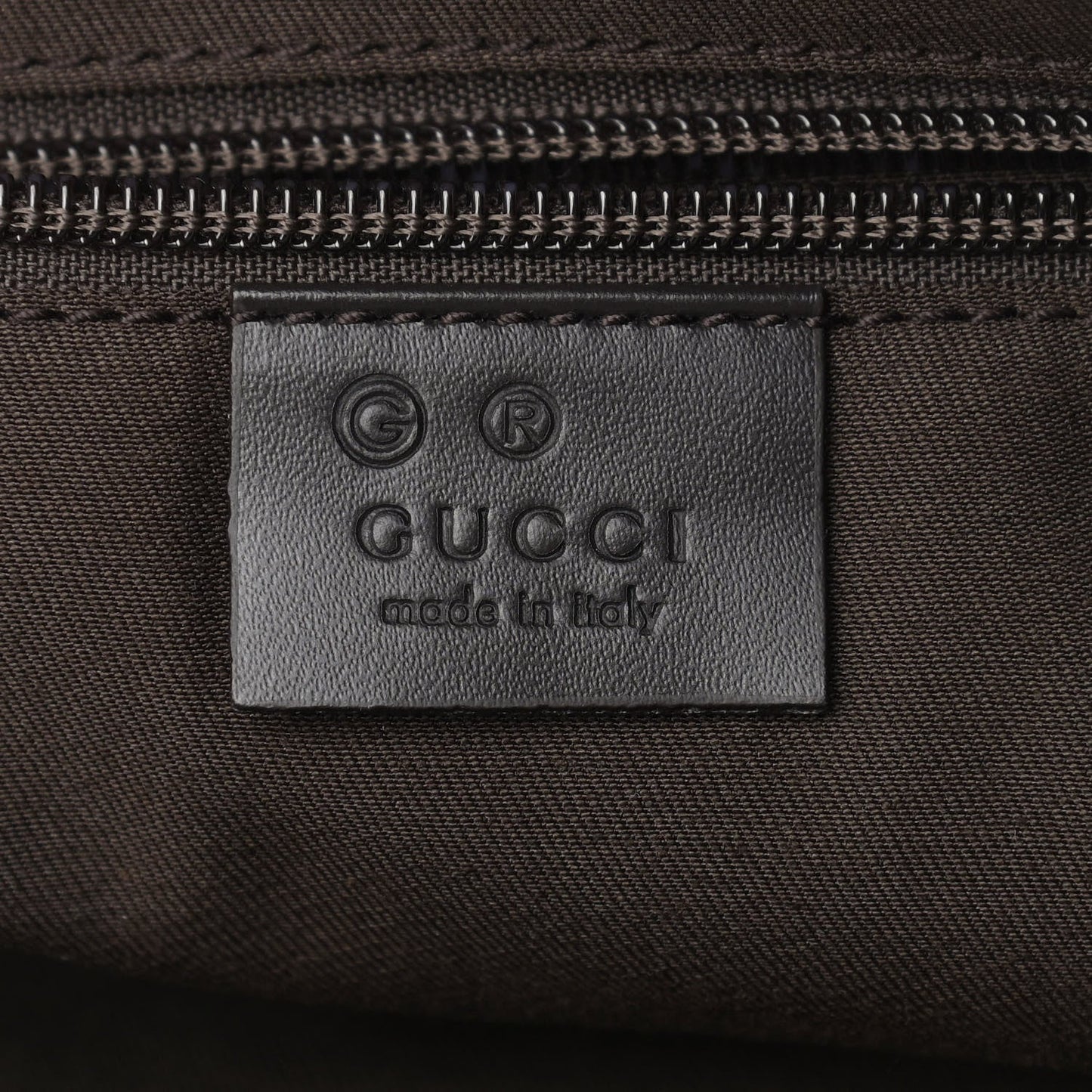 Gucci Monogram Nylon Leather Canvas Shoulder Bag