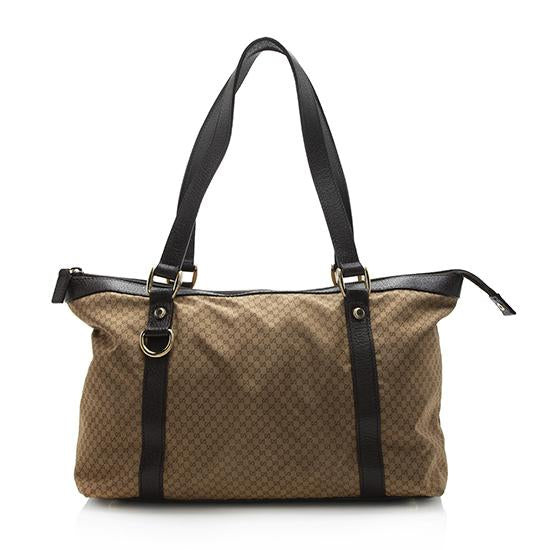 Gucci Abbey Nylon Tote Style 1