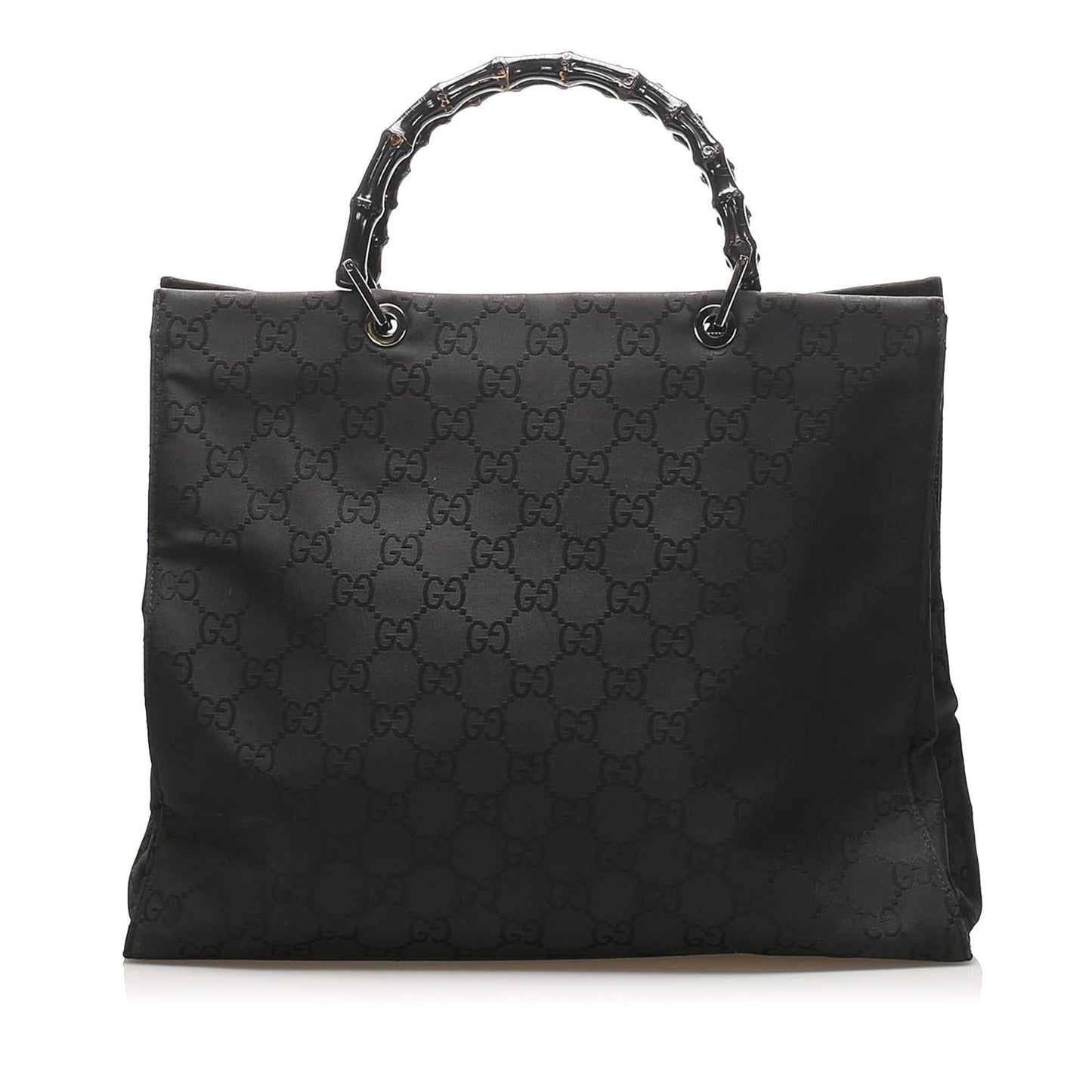 Gucci Bamboo Nylon Monogram Tote Style 2