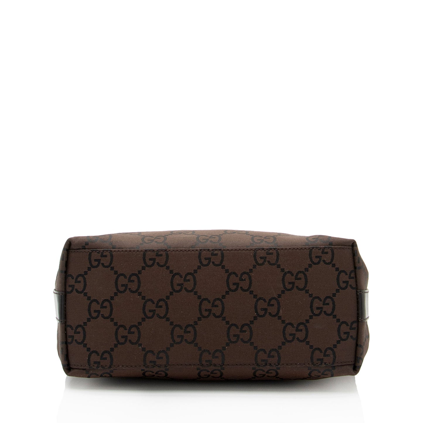 Gucci Nylon Leather Canvas Shoulder Bag