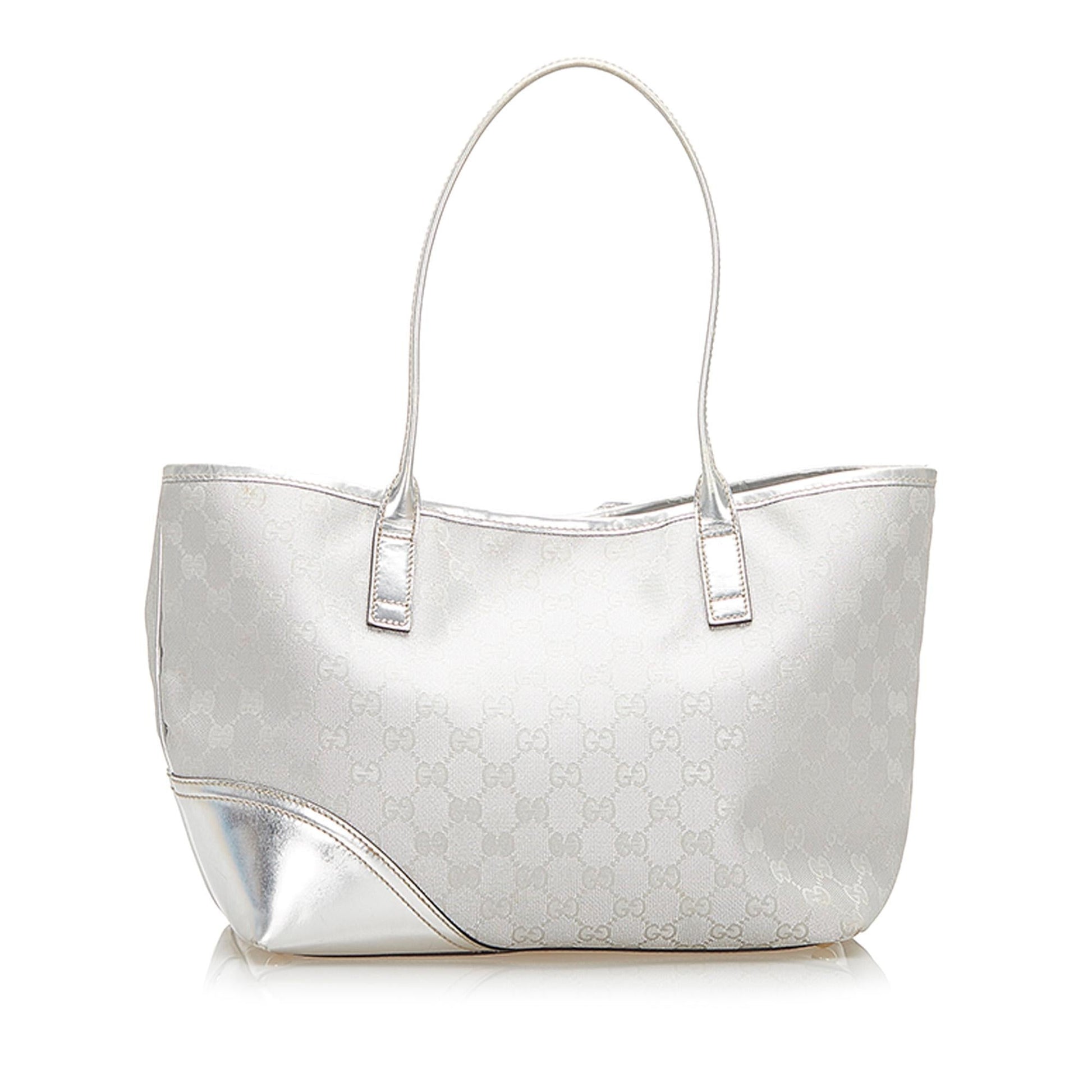 Gucci Leather Nylon Tote Style 5