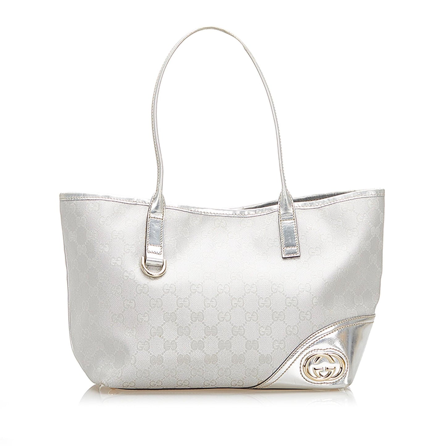 Gucci Leather Nylon Tote Style 5
