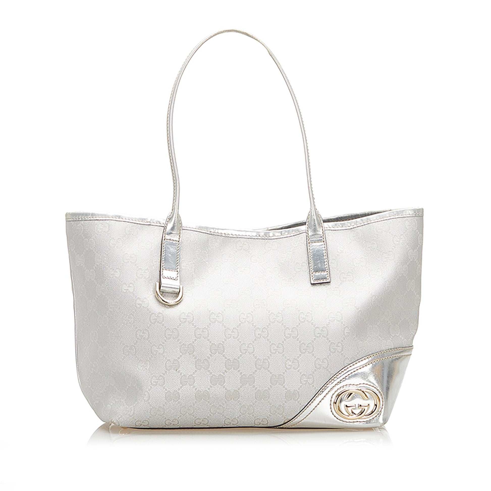 Gucci Leather Nylon Tote Style 5