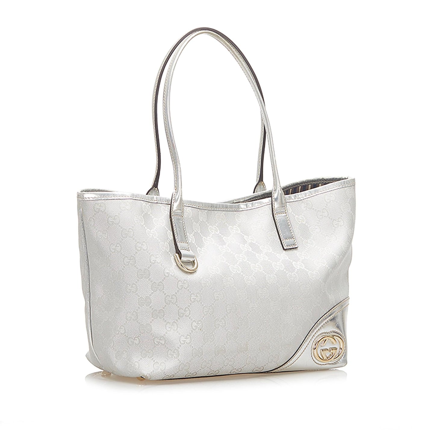 Gucci Leather Nylon Tote Style 5
