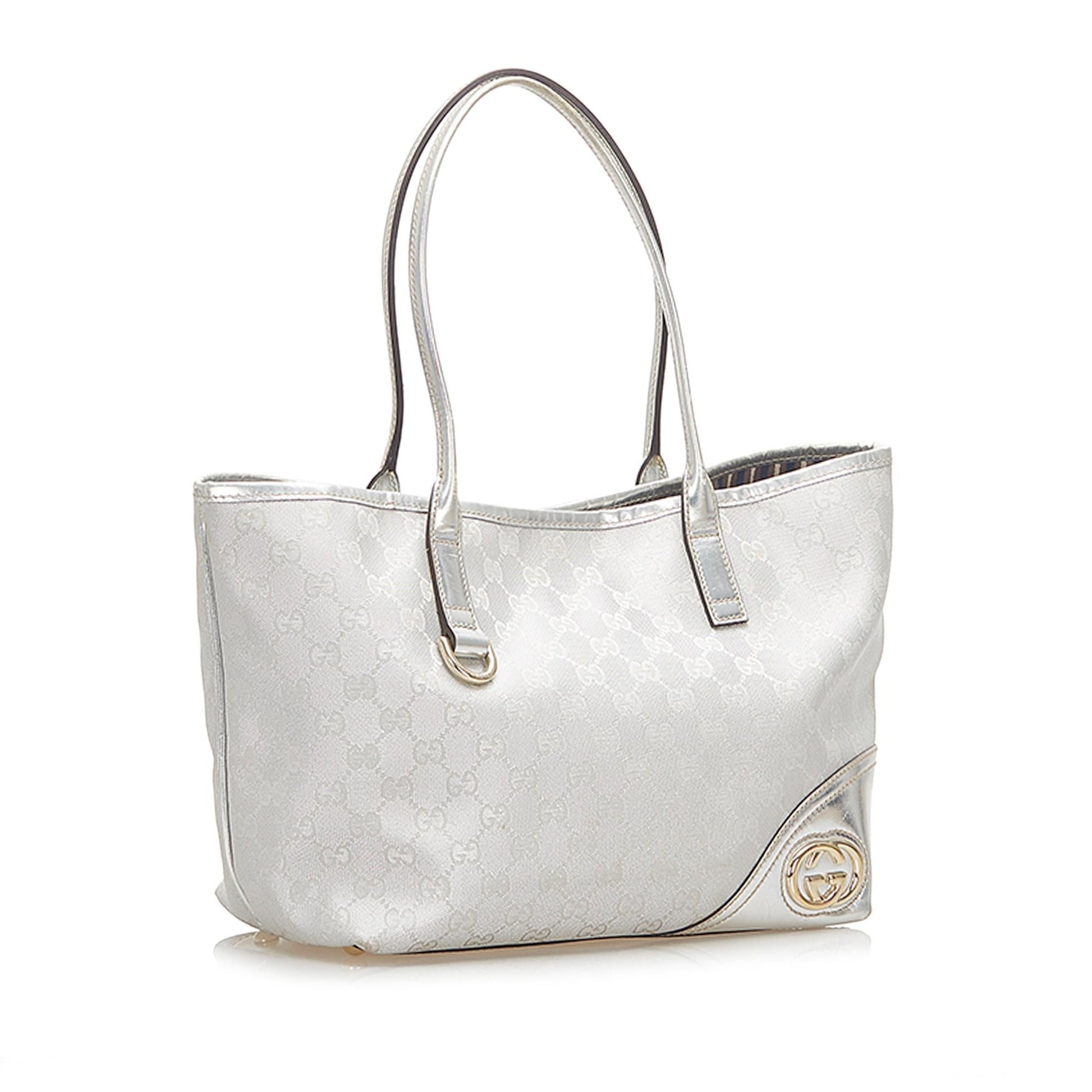 Gucci Leather Nylon Tote Style 5