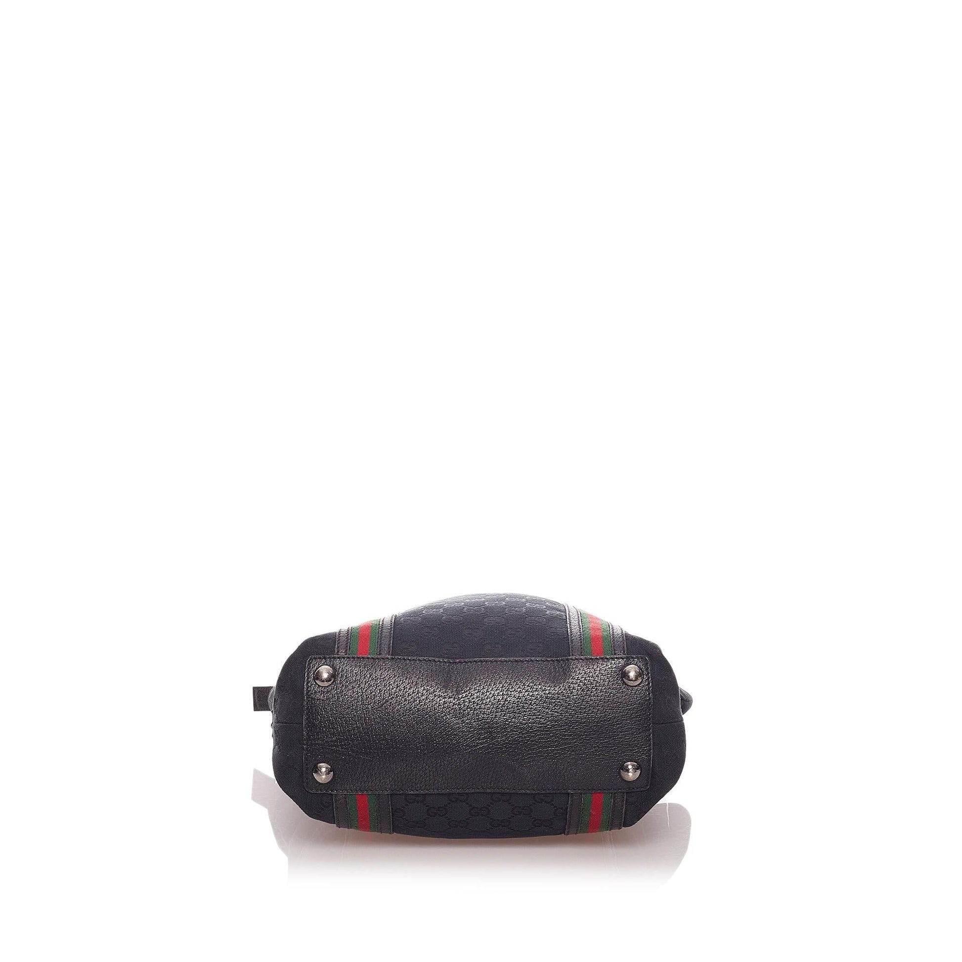 Gucci Web Nylon Tote Style 2