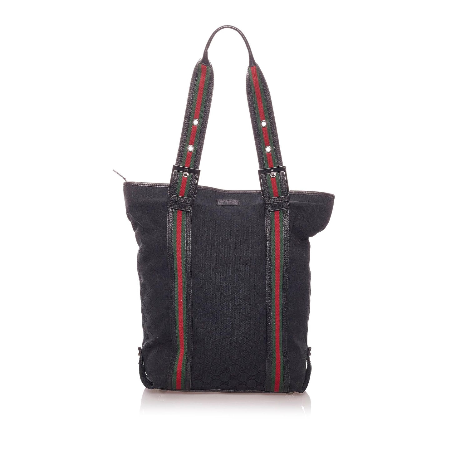 Gucci Web Nylon Tote Style 2