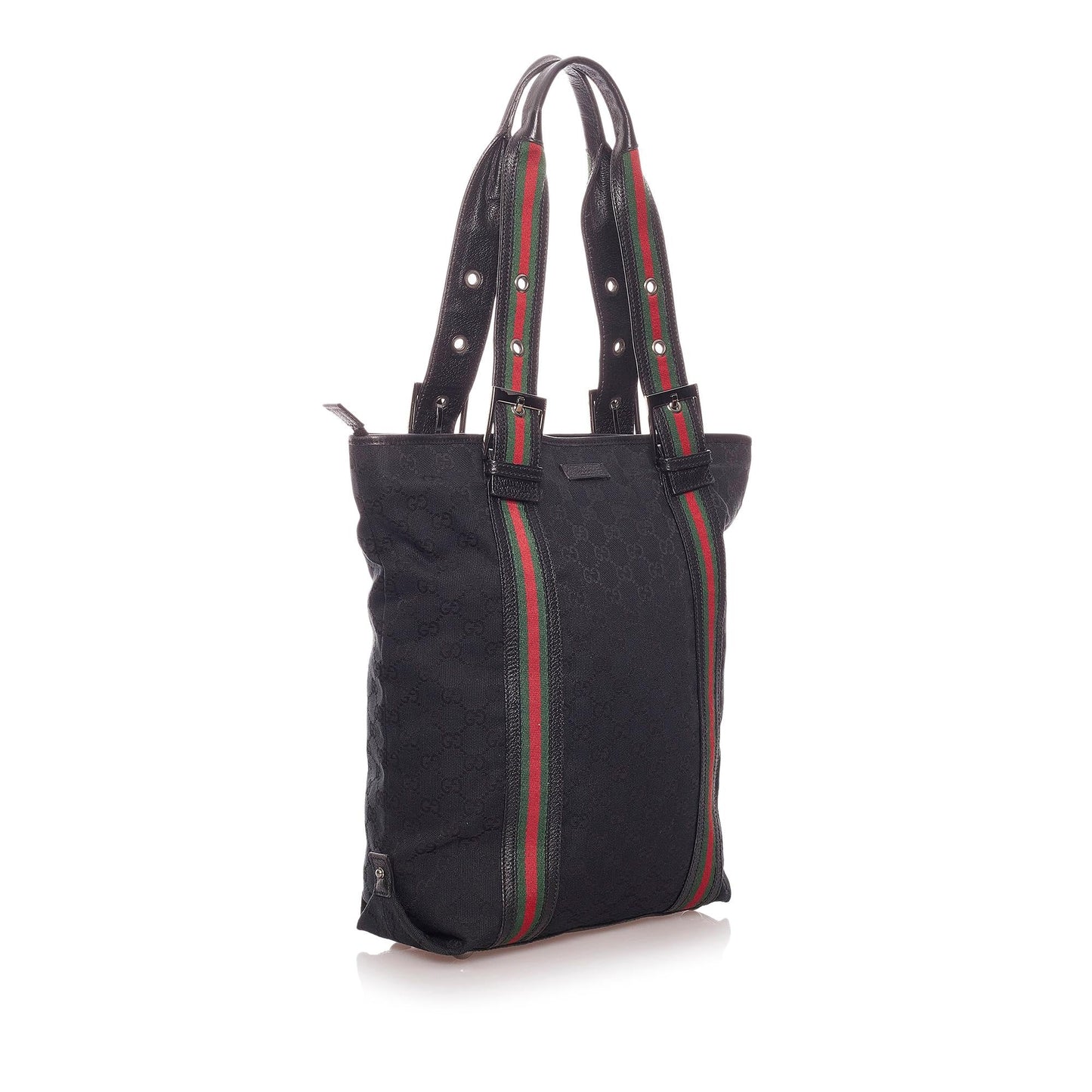 Gucci Web Nylon Tote Style 2