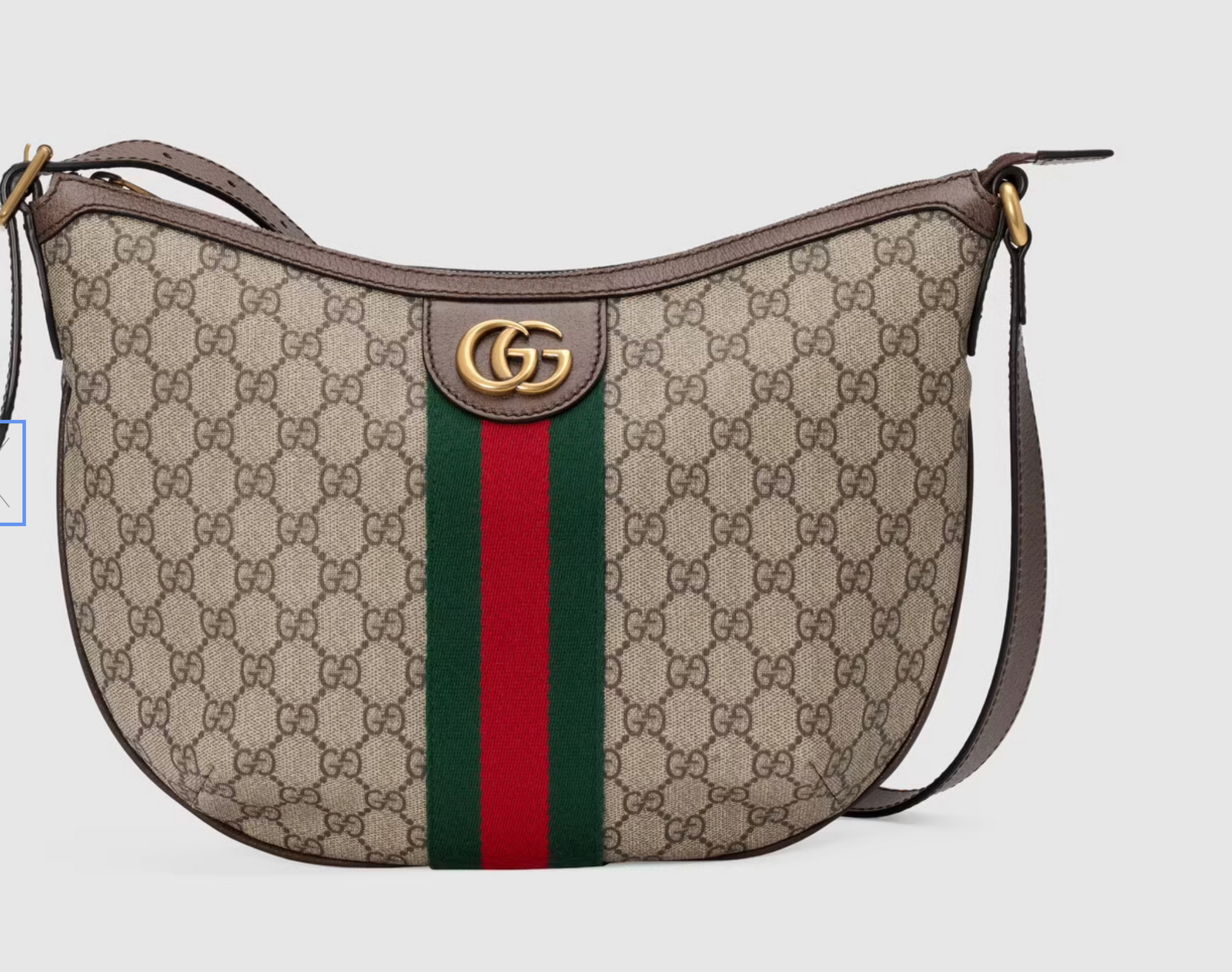 Gucci Caro Leather Shoulder Bag