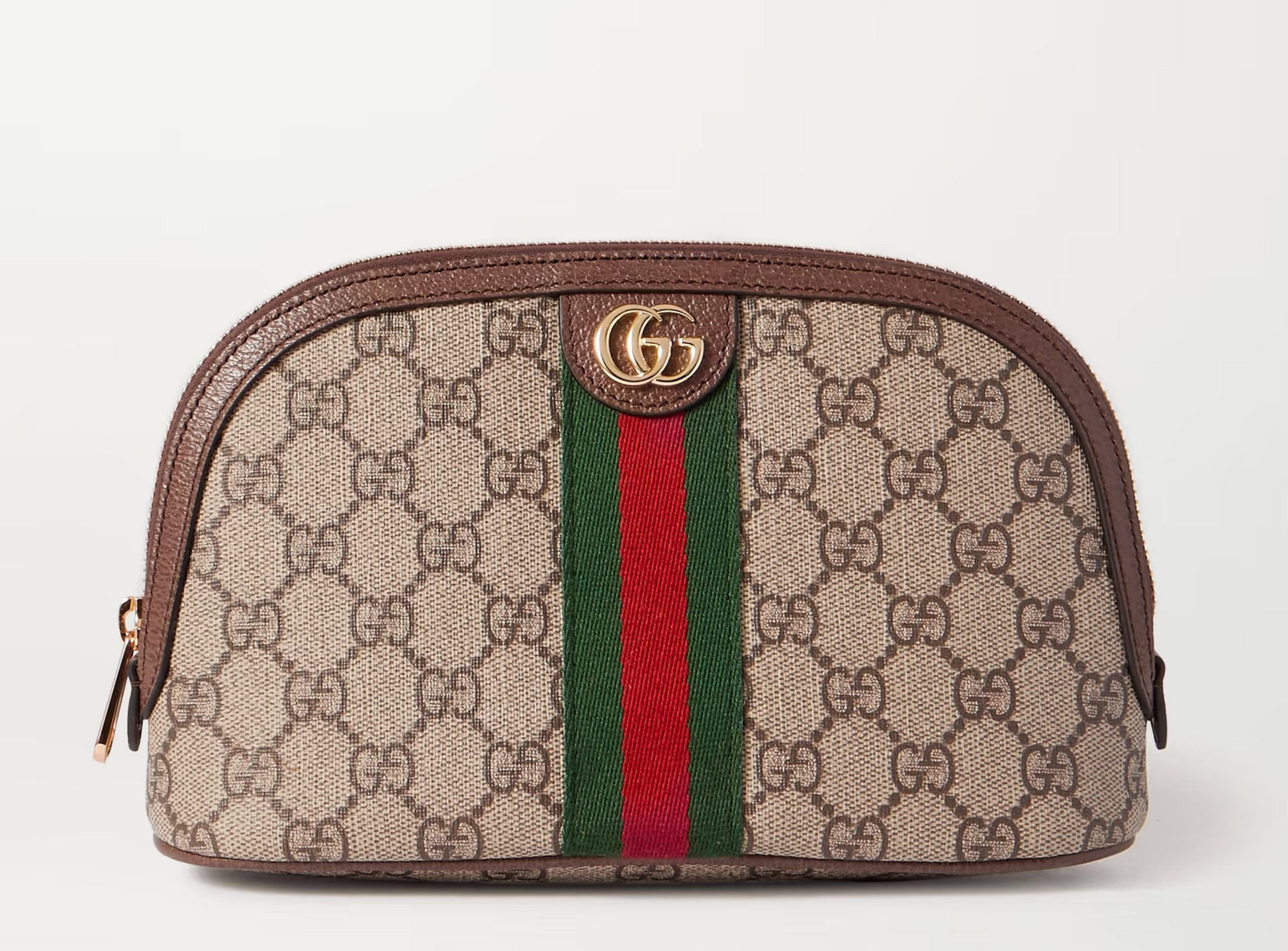 Gucci Caro Leather Canvas Clutch