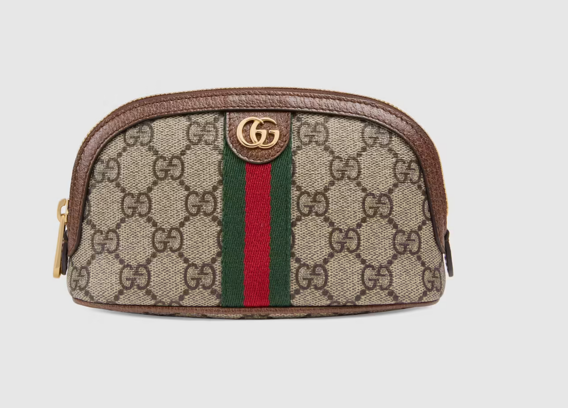 Gucci Caro Leather Canvas Clutch
