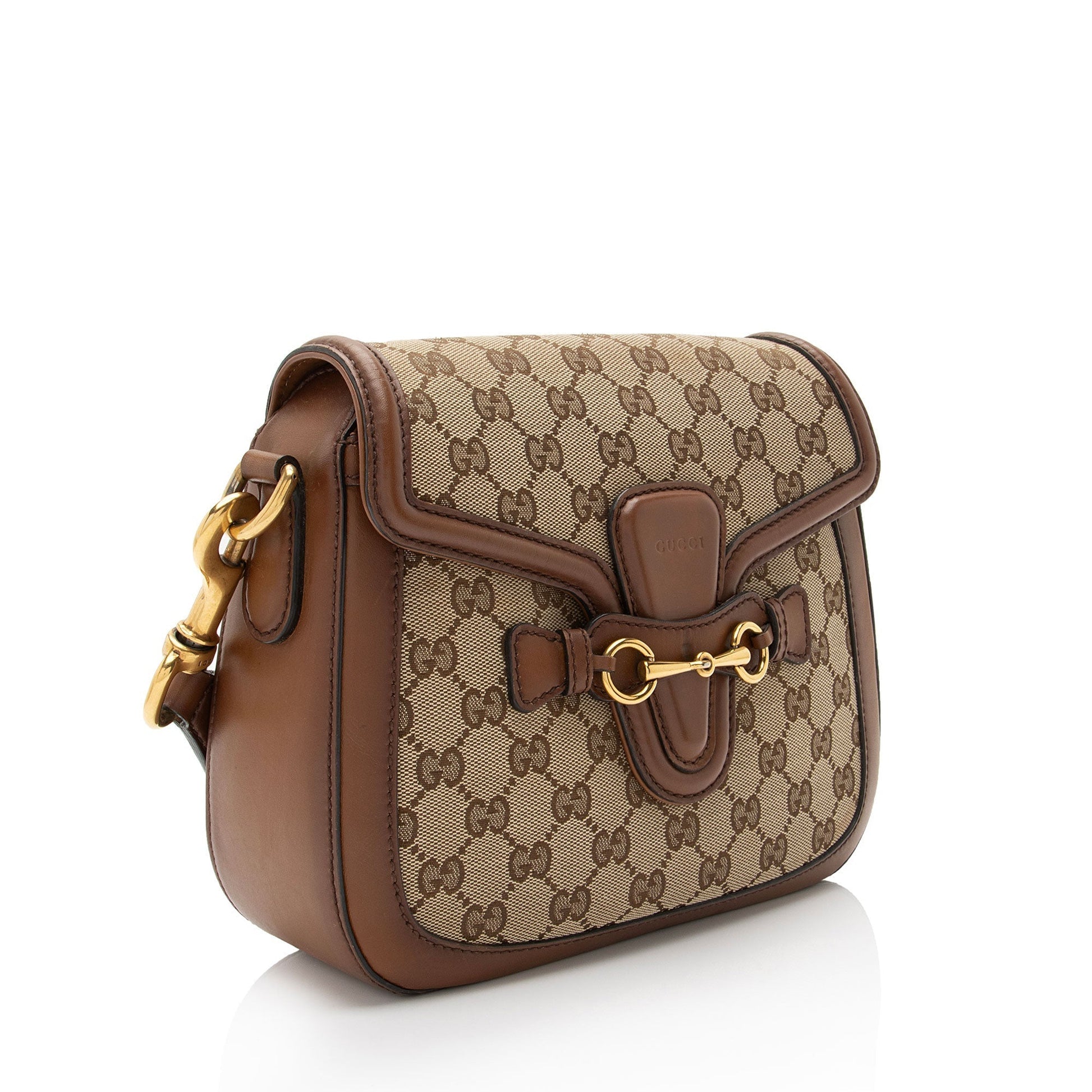 Gucci Nylon Leather Canvas Crossbody