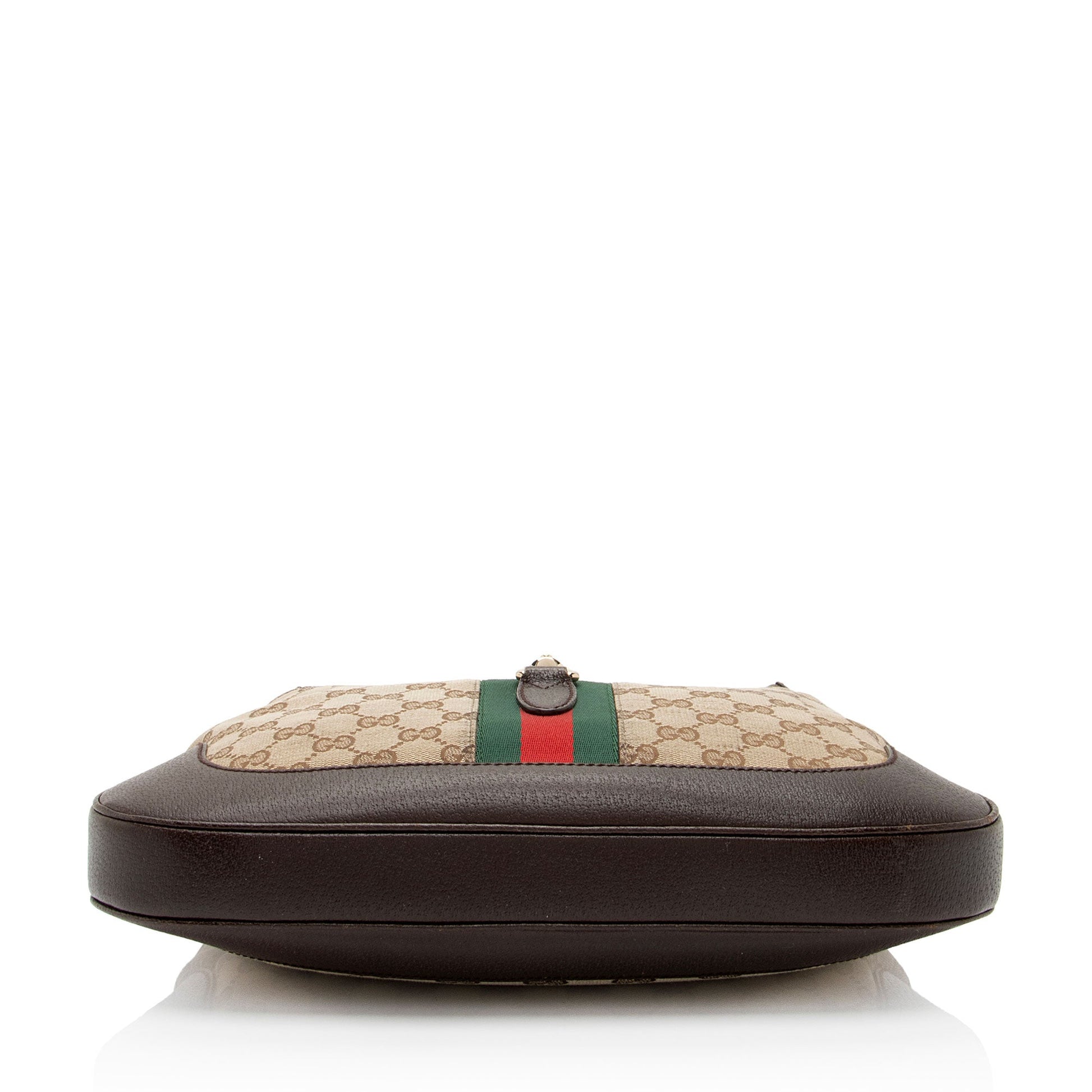 Gucci Nylon Leather Canvas Shoulder Bag