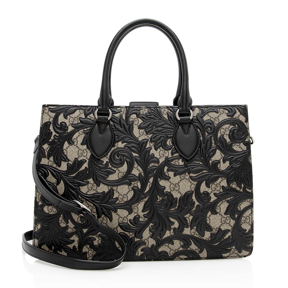 Gucci GG Supreme Monogram Tote Style 23