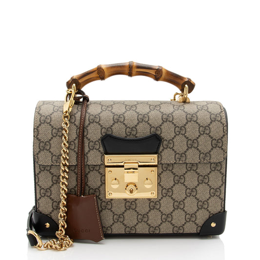 Gucci Leather Canvas Crossbody