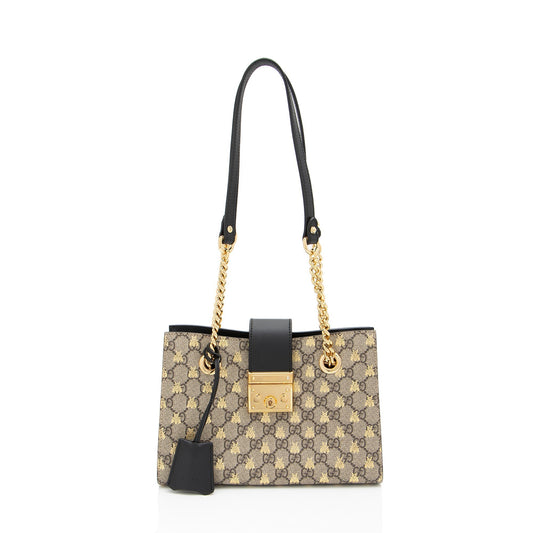 Gucci Leather Canvas Tote