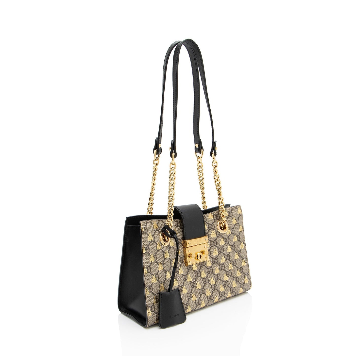 Gucci Leather Canvas Tote