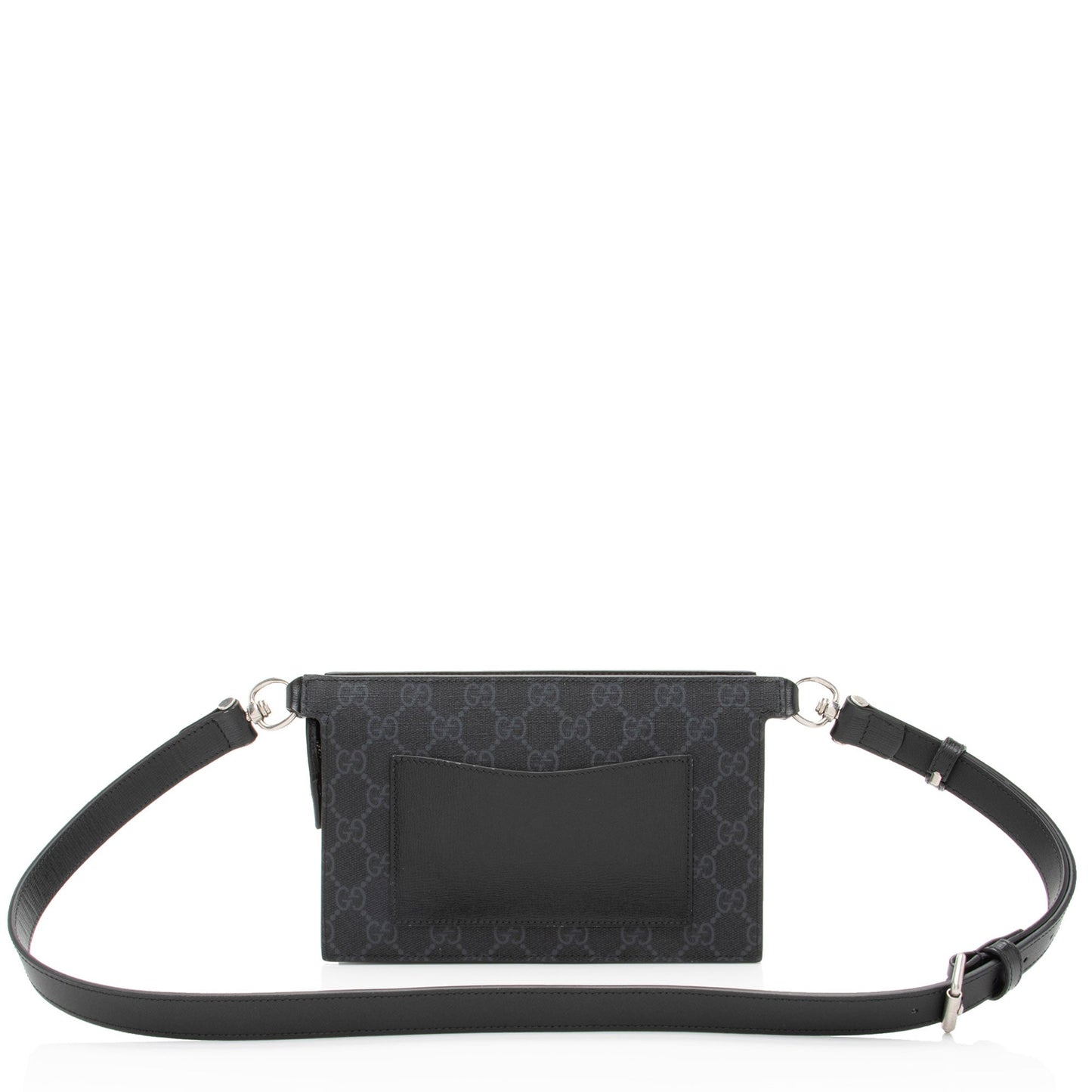 Gucci Leather Canvas Shoulder Bag