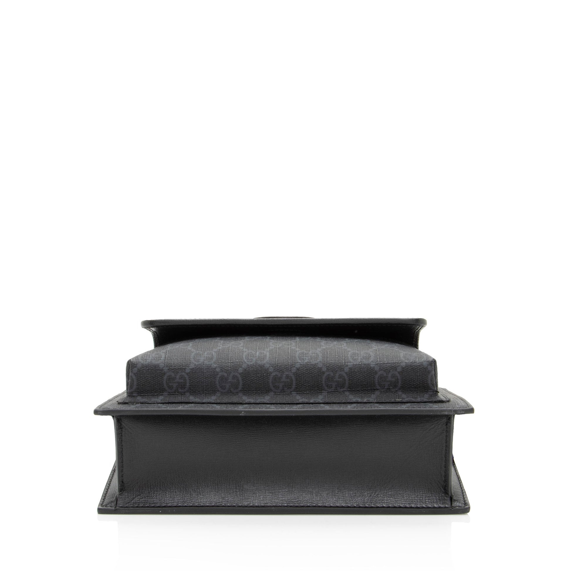 Gucci Leather Canvas Shoulder Bag