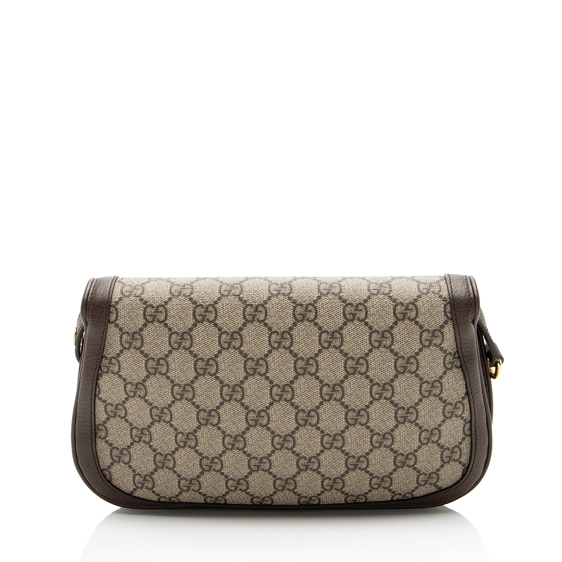 Gucci Leather Canvas Shoulder Bag