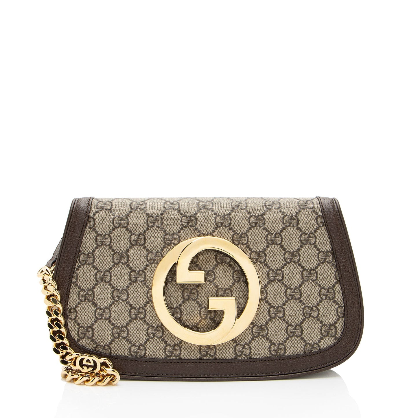 Gucci Leather Canvas Shoulder Bag