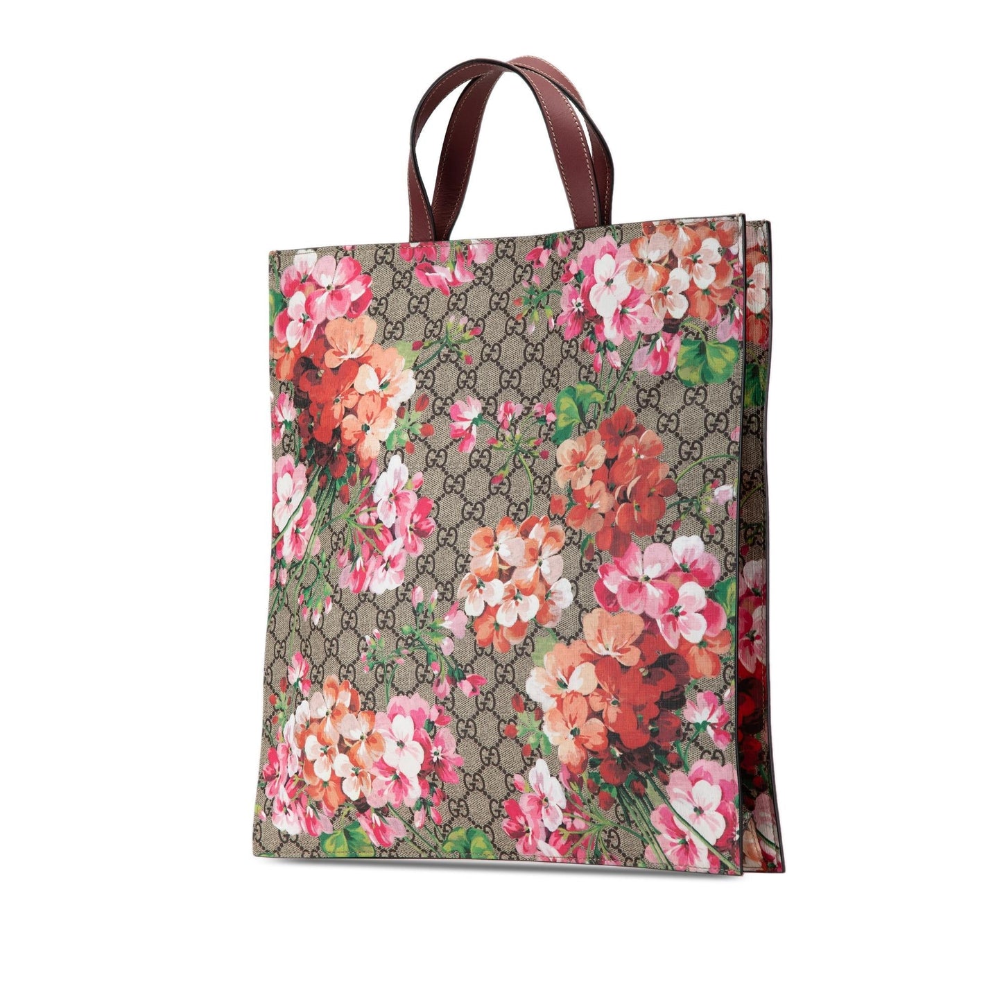Gucci GG Supreme Blooms Convertible Soft Tote (SHG-Tslgb7)