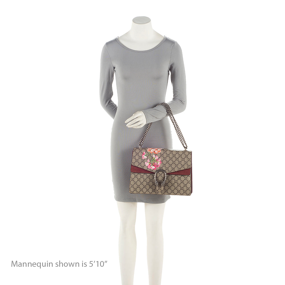 Gucci GG Supreme Blooms Dionysus Large Shoulder Bag