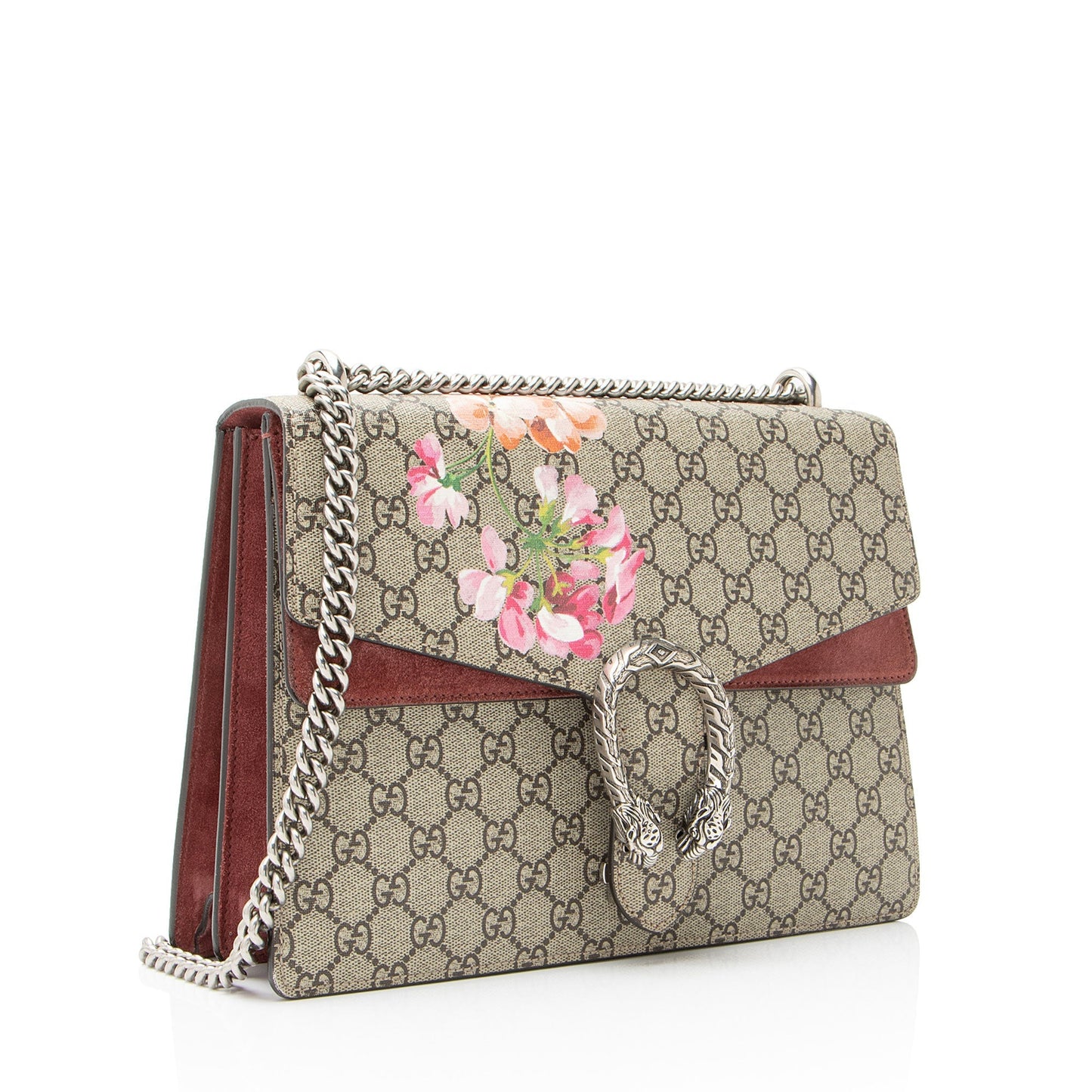 Gucci GG Supreme Blooms Dionysus Large Shoulder Bag