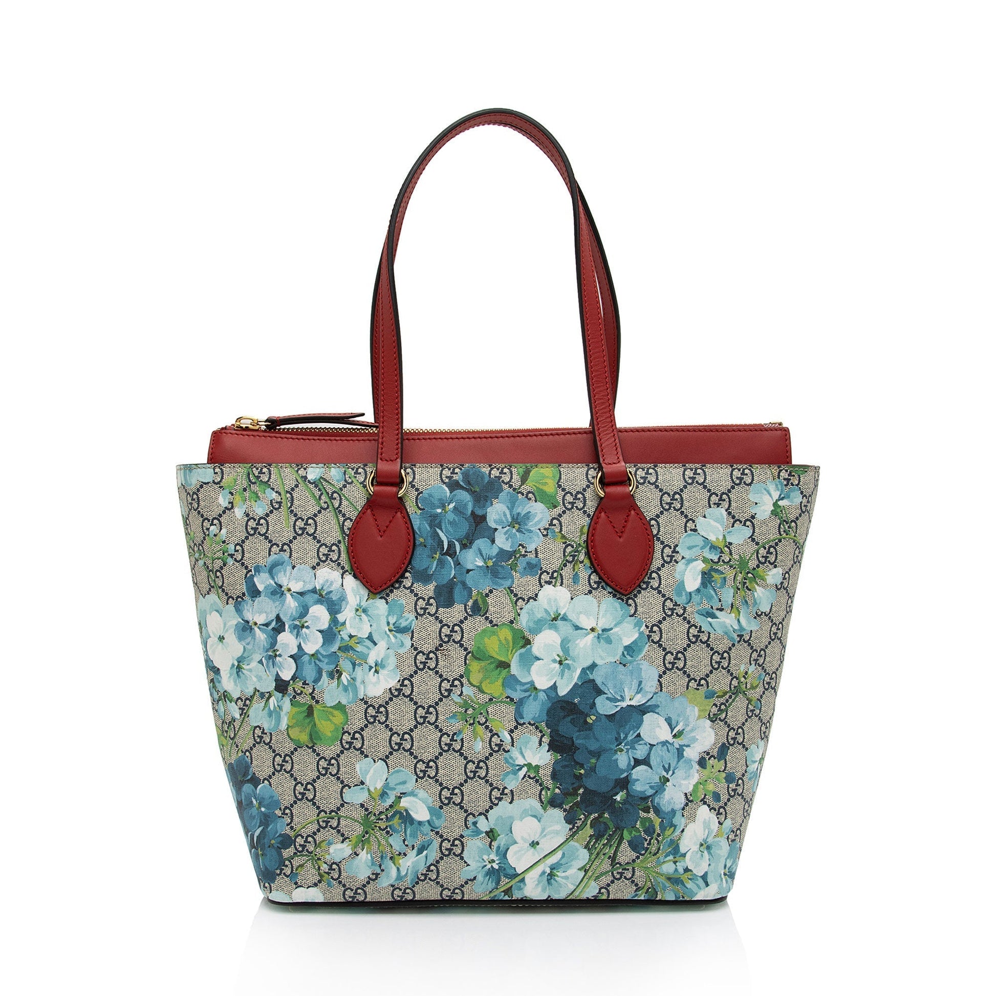 Gucci Leather Canvas Tote