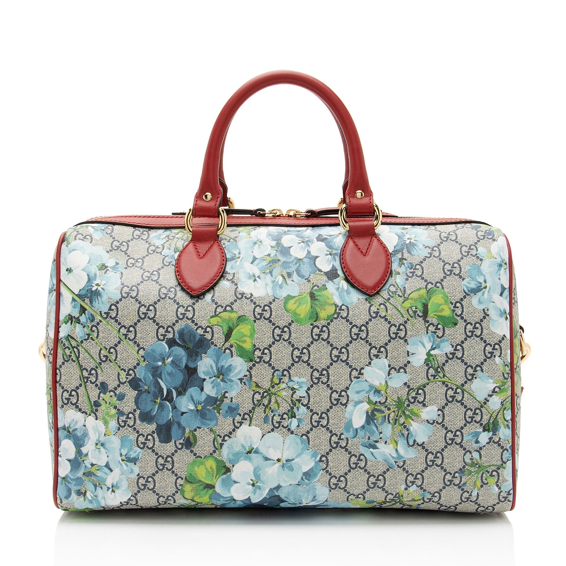 Gucci Leather Canvas Shoulder Bag
