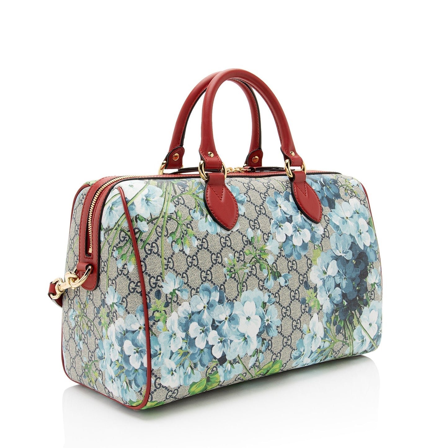 Gucci Leather Canvas Shoulder Bag