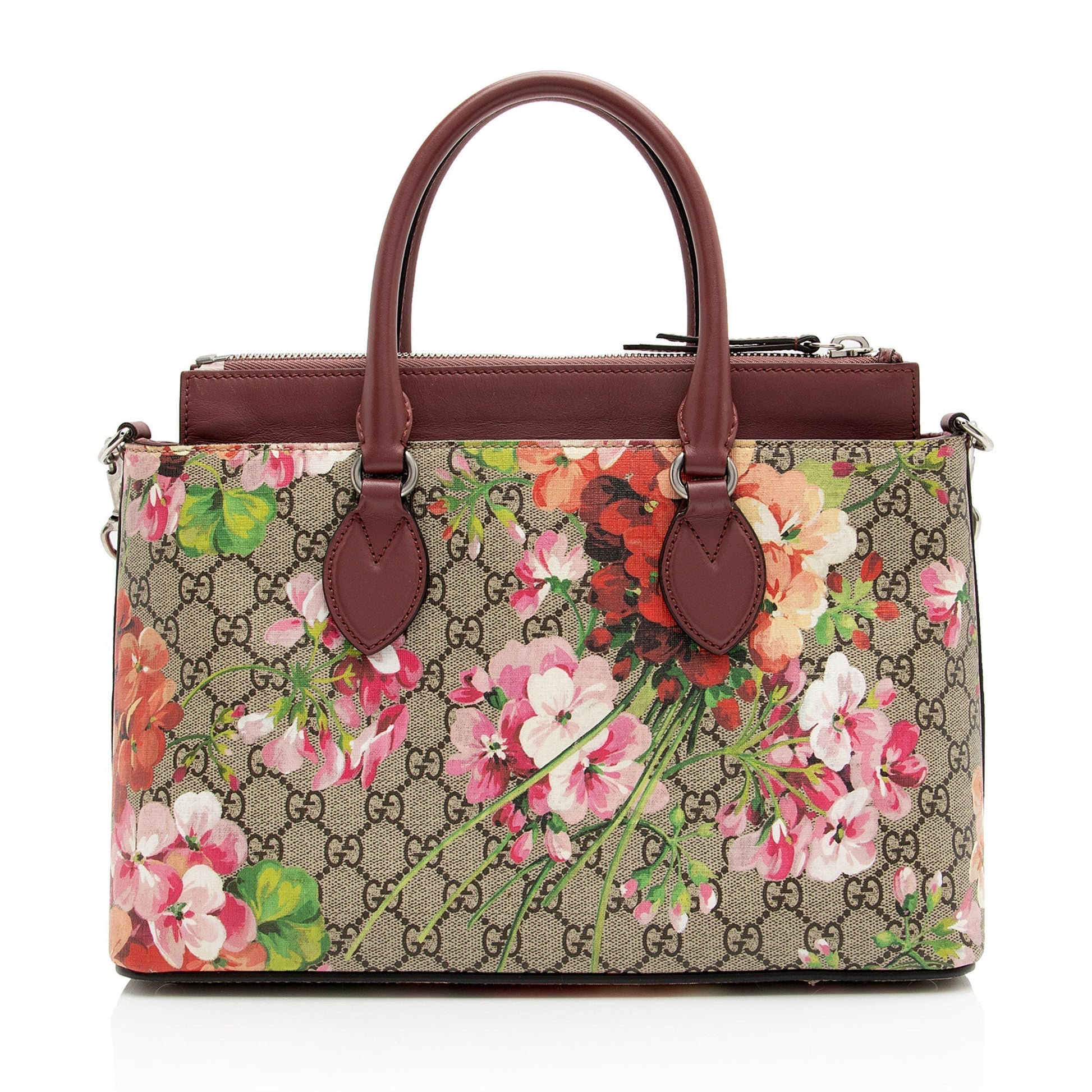 Gucci Leather Canvas Tote