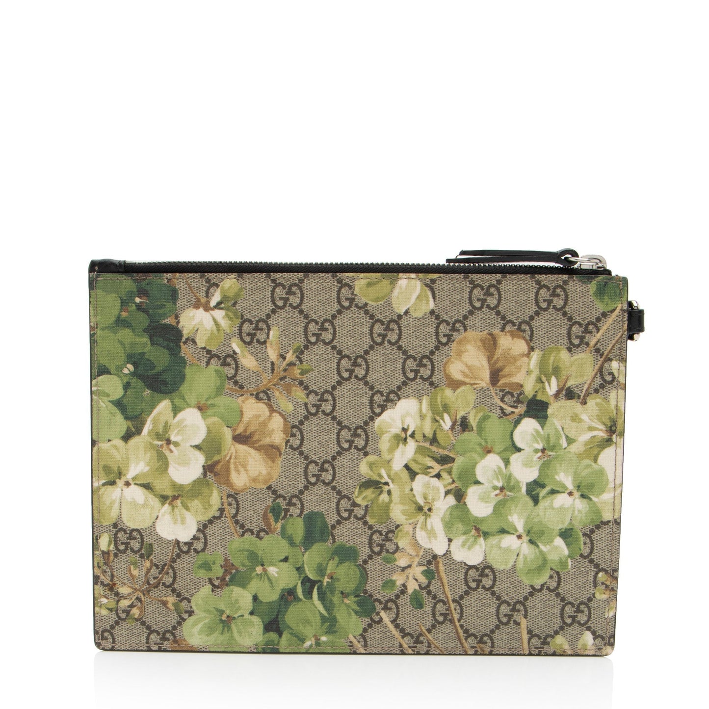 Gucci Leather Canvas Clutch
