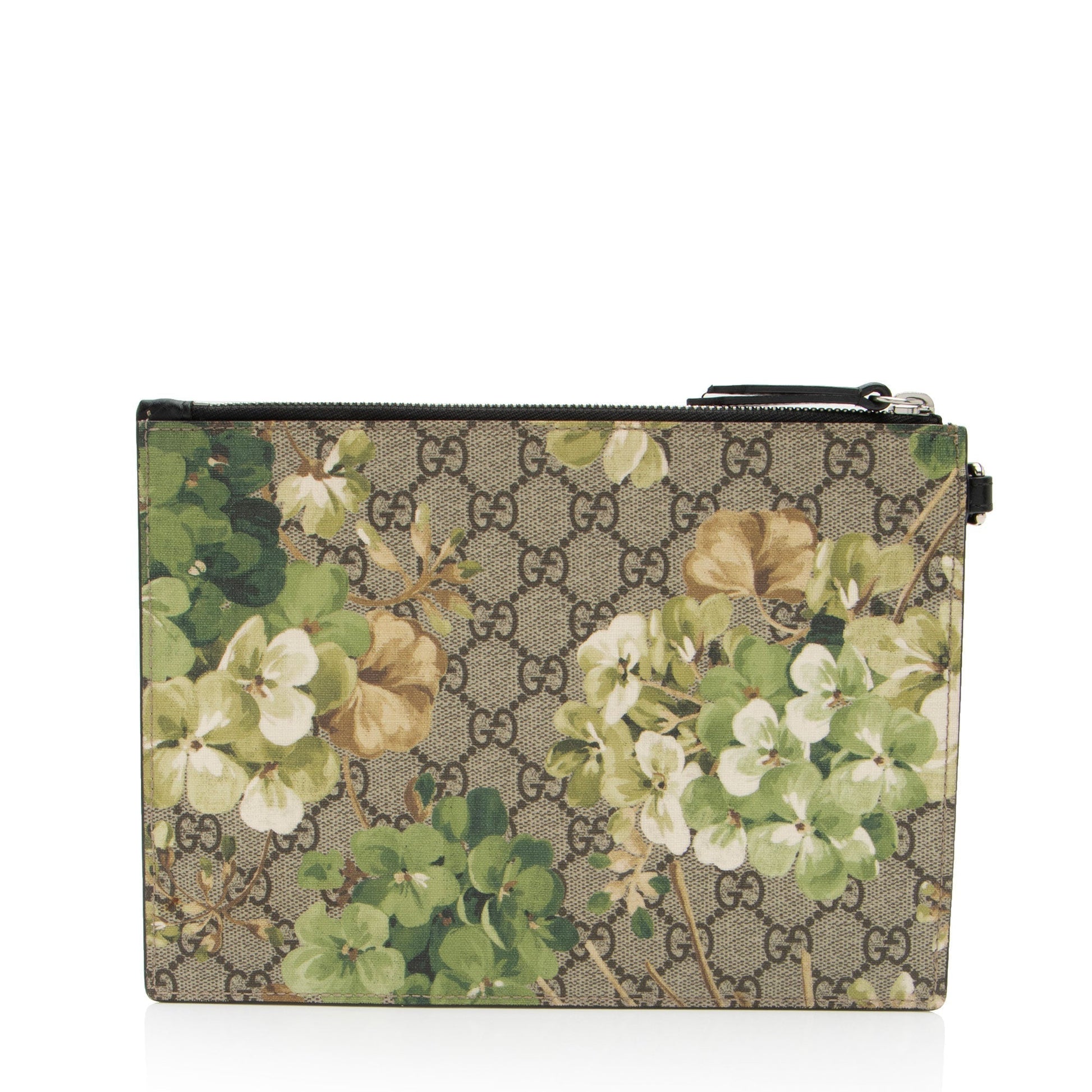 Gucci Leather Canvas Clutch