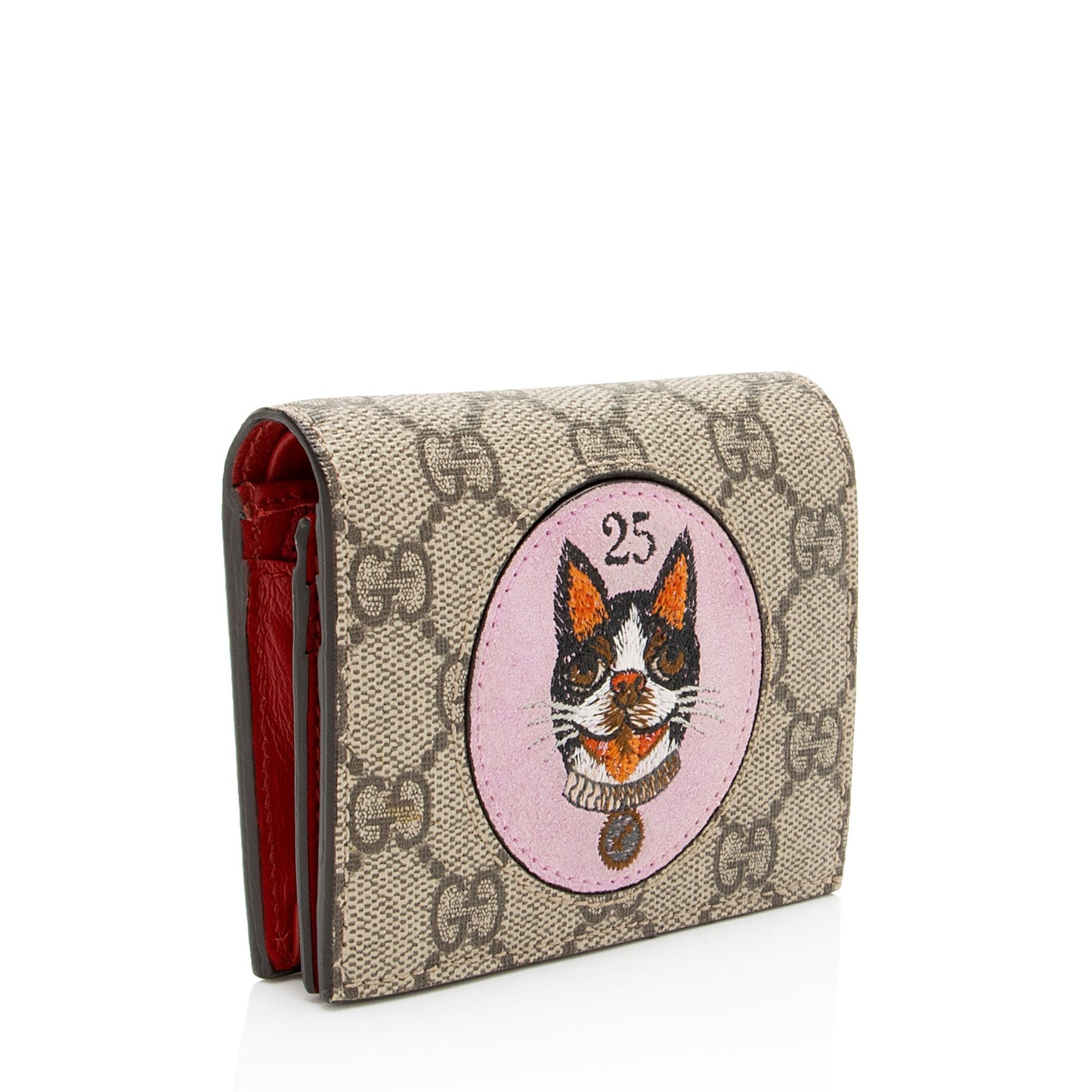 Gucci GG Supreme Bosco Patch Card Case