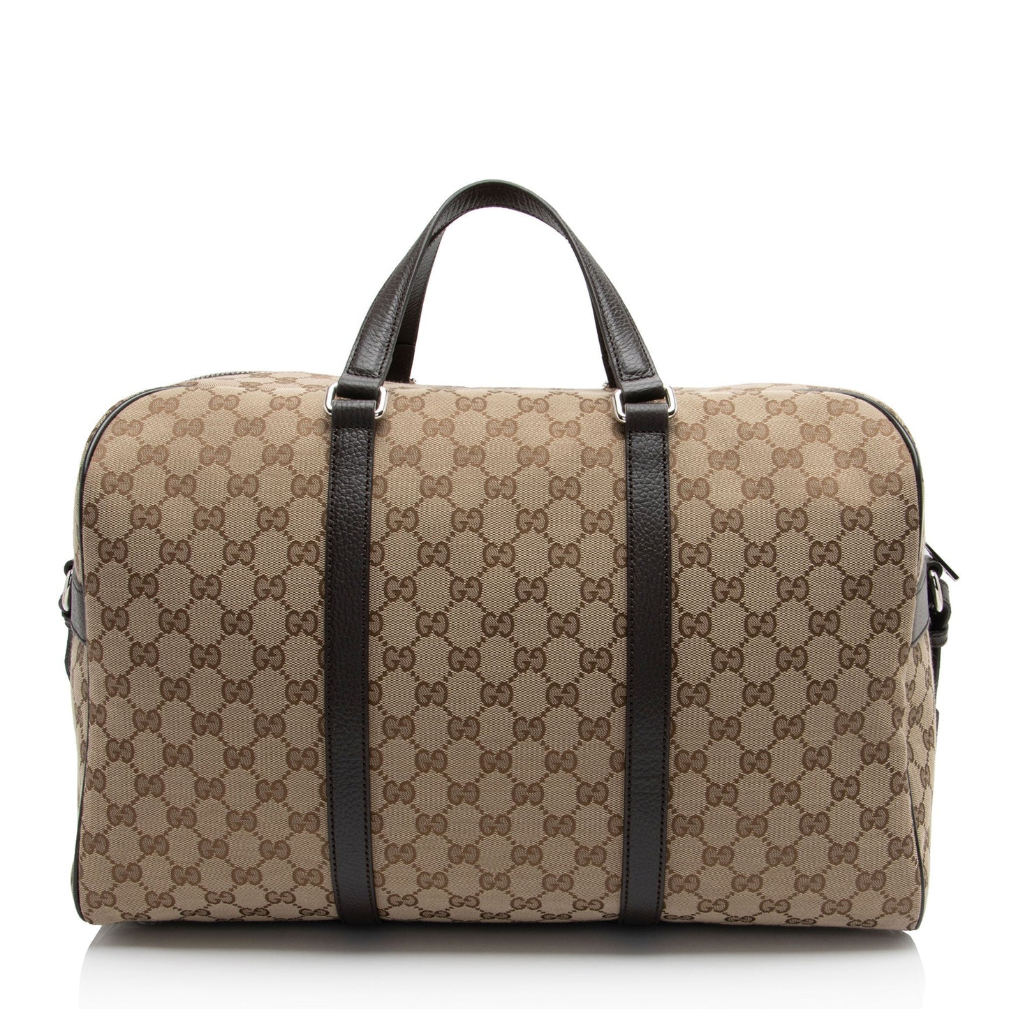 Gucci Leather Canvas Shoulder Bag
