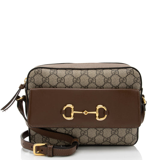 Gucci Leather Canvas Crossbody