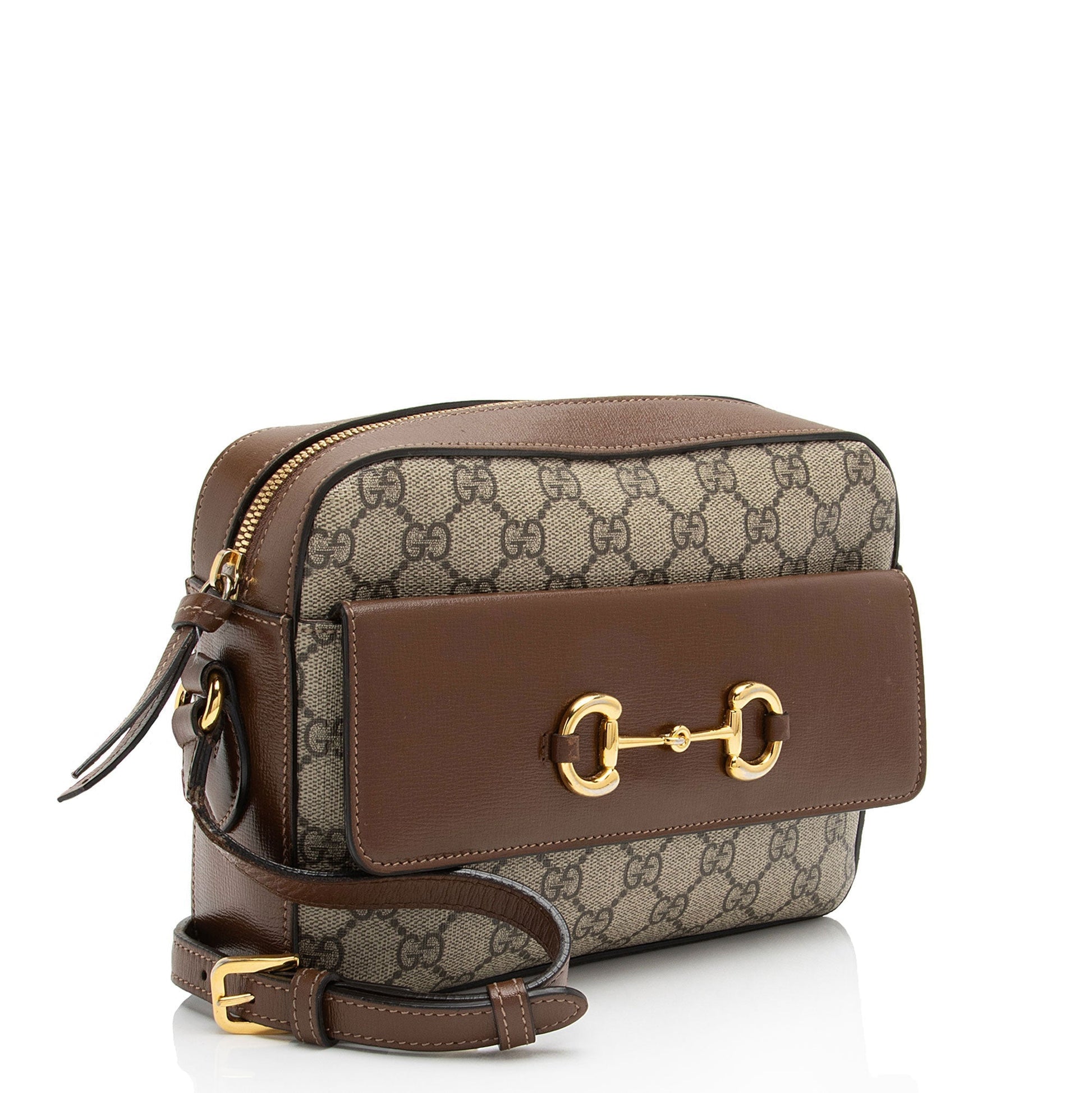 Gucci Leather Canvas Crossbody